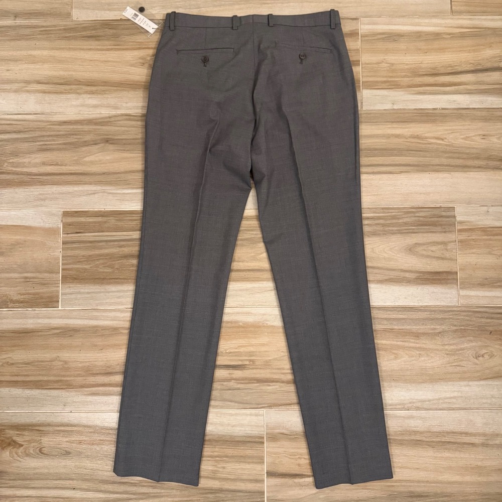 Theory Mens Cody 2 Dress Pants Silver Heather Suit Trousers F061203R Size 33 - Picture 3 of 7